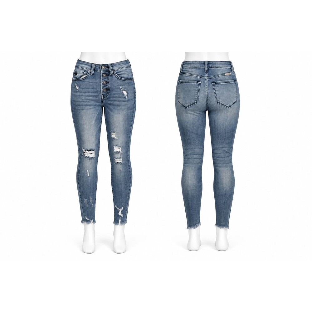 KanCan High Rise Skinny Jeans Medium Wash KC11214HRL Women Size 23